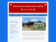 Tablet Screenshot of pavilionfoodpark.com